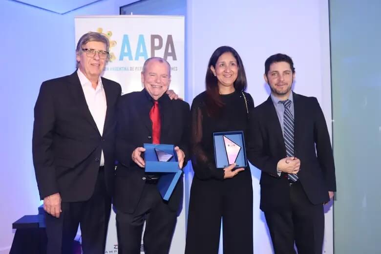 Jim Pattison Jr. con Daniel Catzman de AAPA